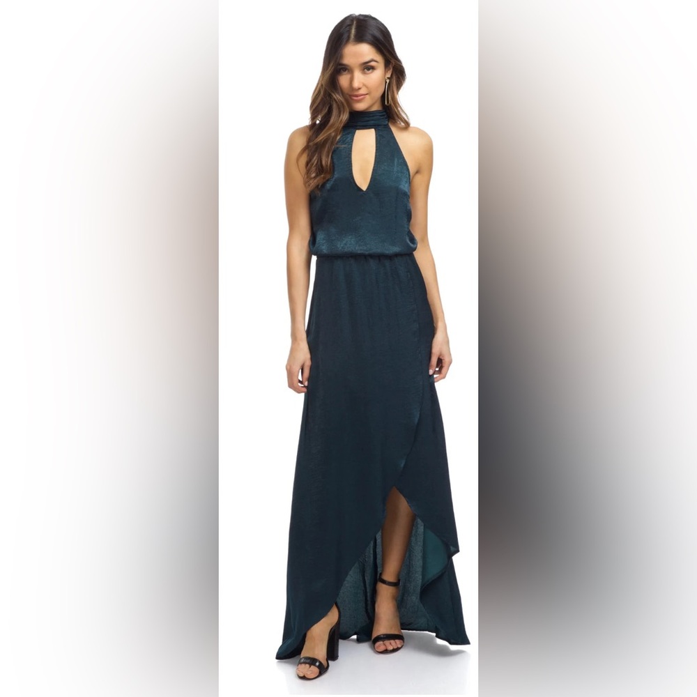 SHOW ME YOUR MUMU Karolina Collar Dress size medium green